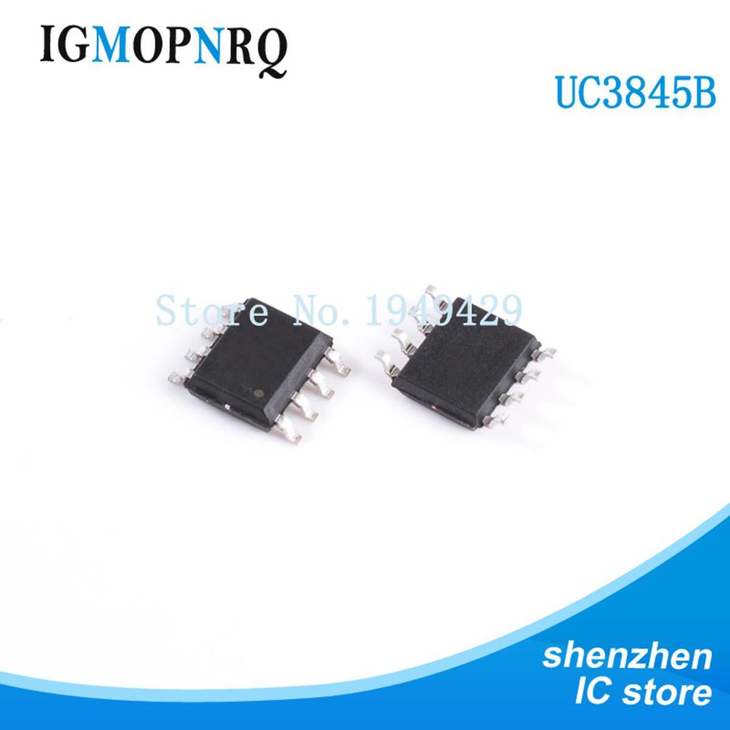 10 Cái / lốc UC3845 UC3845B UC3845BN SOP-8 SMD IC Mới Bán Buôn Điện Tử