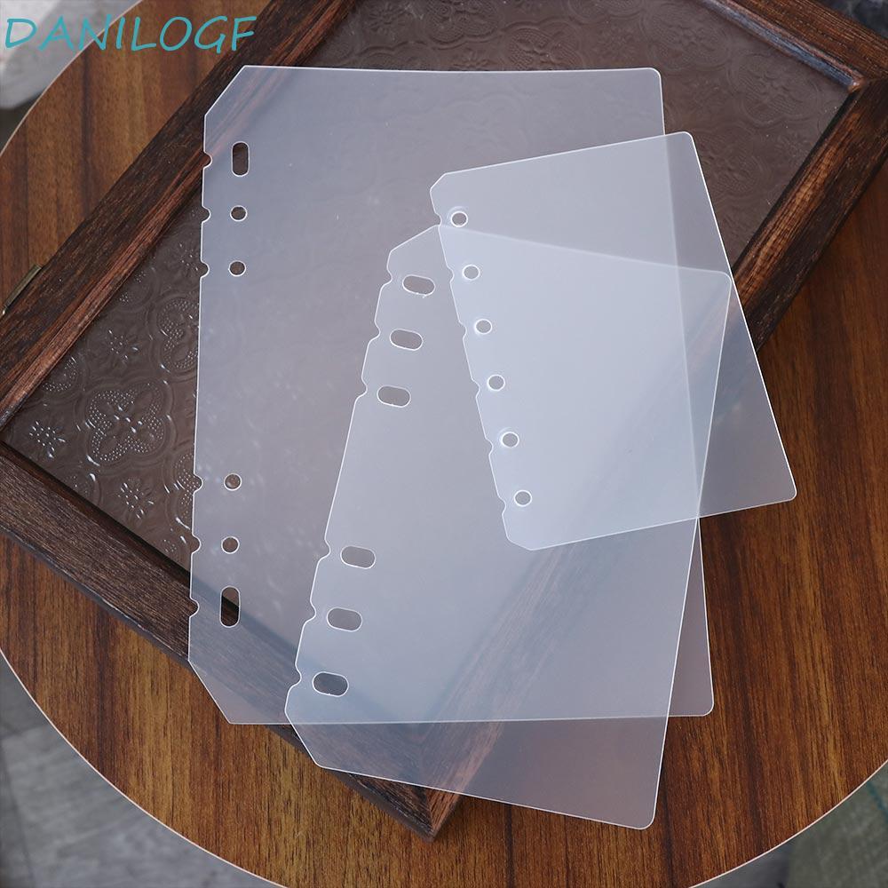 DANILOGF Notebook Divider Matte Students Board Page A5 A6 A7 B5 A4 Chương trình nghị sự trong suốt B