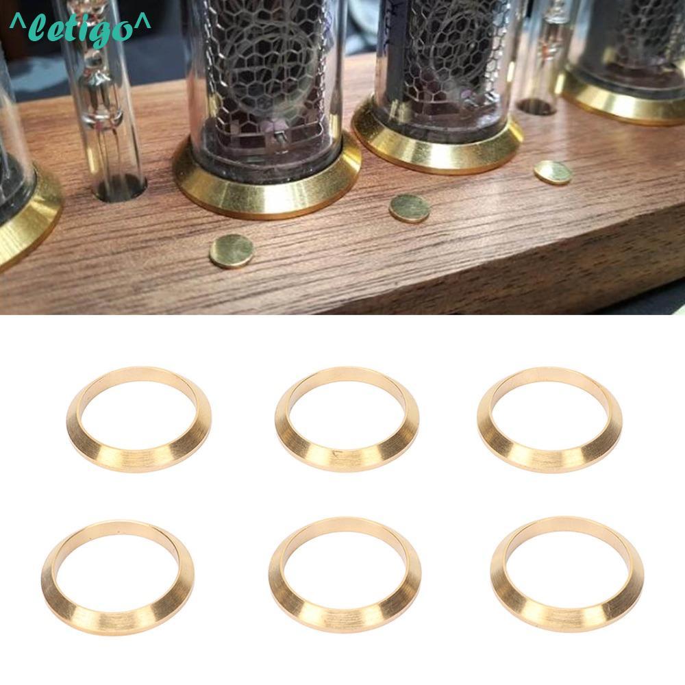 [LETIGO] 6 Ống Nixie, IN 14 Nhẫn Đồng, Nhẫn Trang Trí Đồng Điện Tử Cổ Điển Cho IN 14 Đồng Hồ Ống Nix