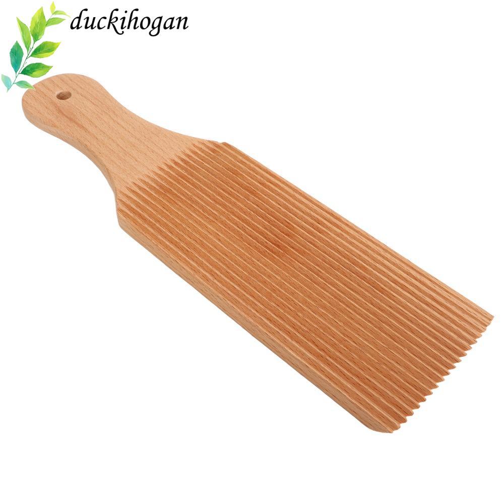 DUCKIHOGAN Gnocchi Board, Gỗ sồi Slanted Board Garganelli Paddle, Tiện ích nhà bếp Chuyên nghiệp chố