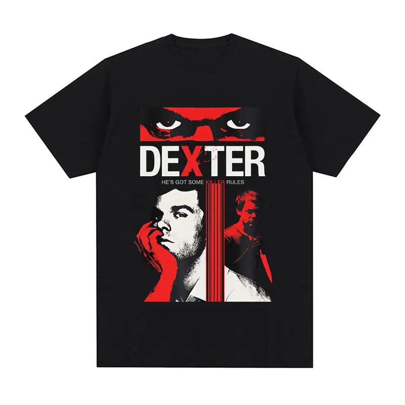 Áo Thun Dexter Morgan Từ Truyền Hình Play Series Quần Áo Nam Nữ Cotton Ngắn Tay Quá Khổ Phong Cách H