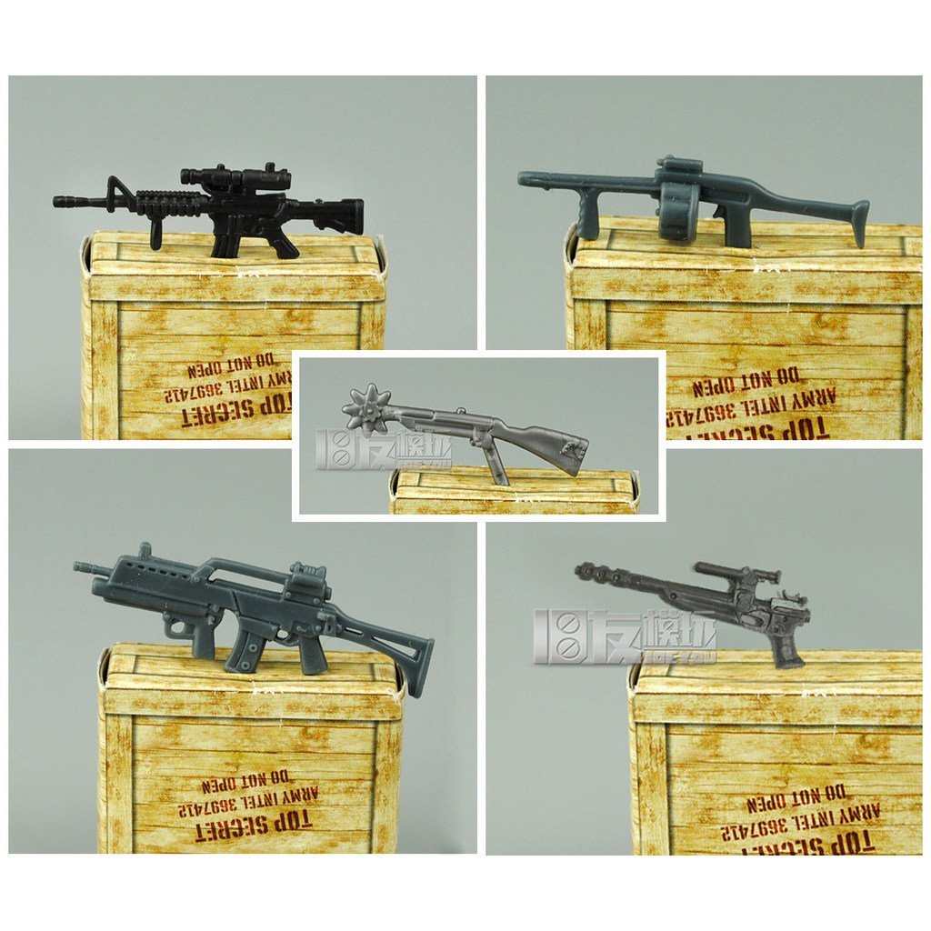 Hasbro GIJOE Lực Lượng Đặc Biệt 12cm Lính Nhân Vật Hành Động Phụ Kiện M16 G36 Elf Gun