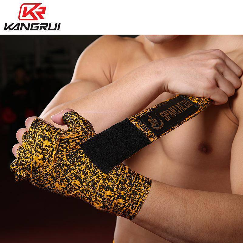 Sparta Boxing Hand Bandage Velvet Micro-Elastic 3 M 5 M Sanda Fitness Fighting Thai Boxing Sweat-Abs