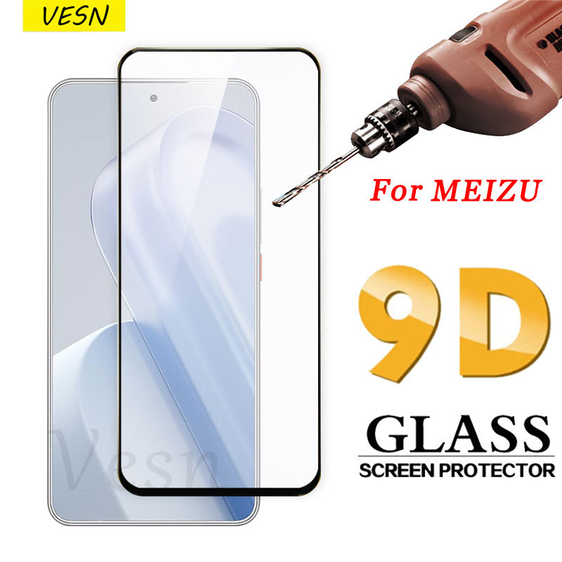 9D Kính Cường Lực Full Màn Cho Meizu Lucky 08 Note Mblu 22 21 20 Classic Infinity 18x 16 Pro 4G 5G 2