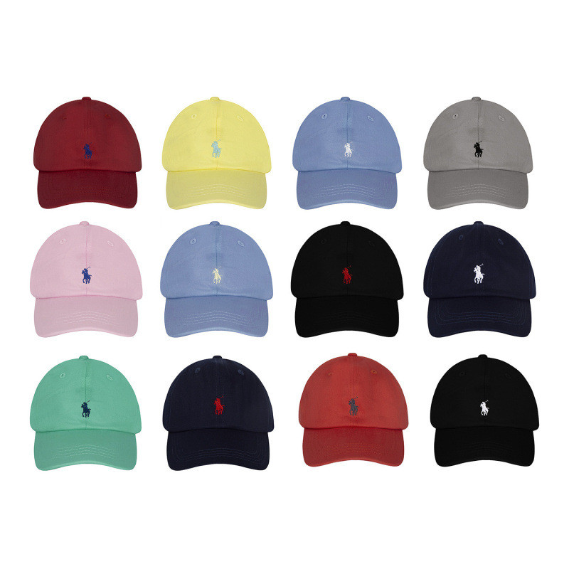 MKC1 RL Baseball Cap Unisex Duckbill Cap polo Sports Embroidered Couple Baseball Cap