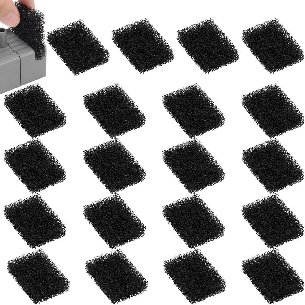 20 Bộ lọc thay thế đài phun nước cho thú cưng, Bộ lọc tưới nước cho mèo Bộ lọc bọt biển thay thế Bộ 