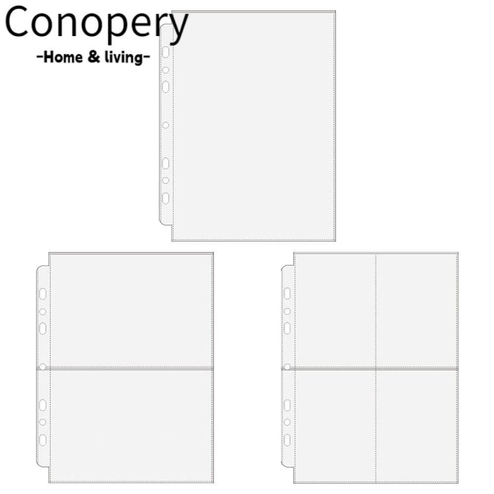CONOPERY 10 Cái A5 Kpop Photocard Binder, Nhiều Túi Trong Suốt Kpop Photocard Binder Sheets, Thực Tế
