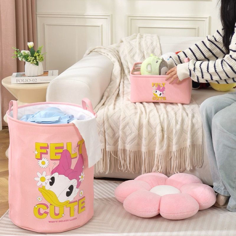 New Product#Disney Dirty Laundry Basket Foldable Home Use Quilt Clothes Storage Box Bag Large Capaci
