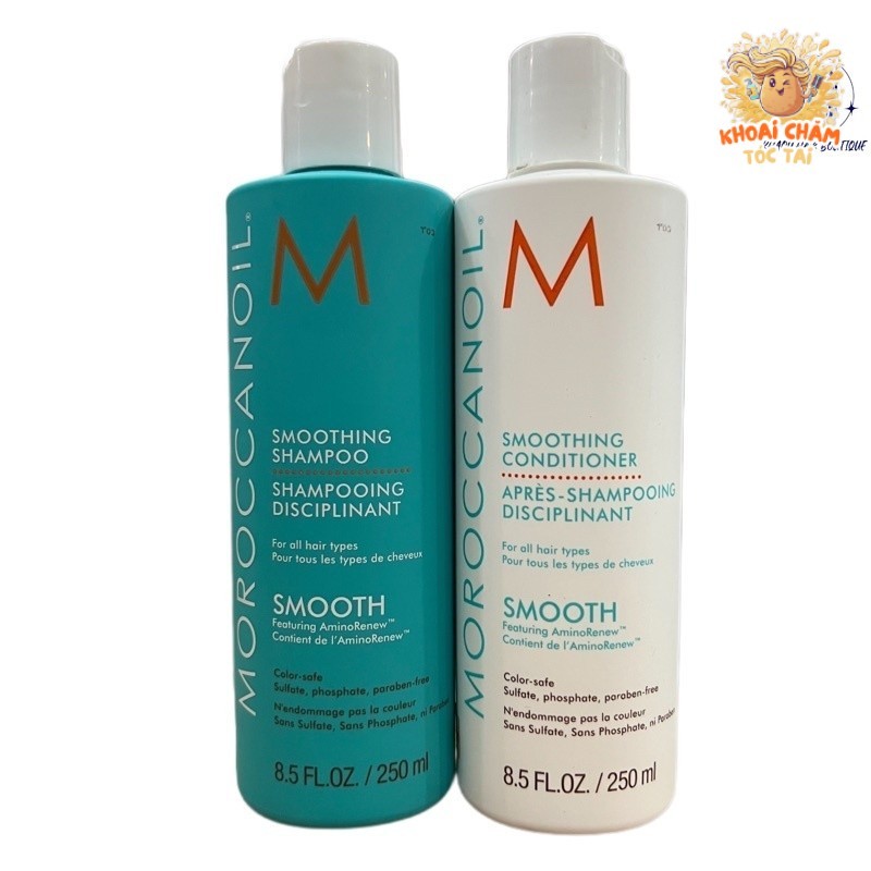 Gội xả suôn mượt Smooth Moroccanoil 250mlx2 [ MQK ]