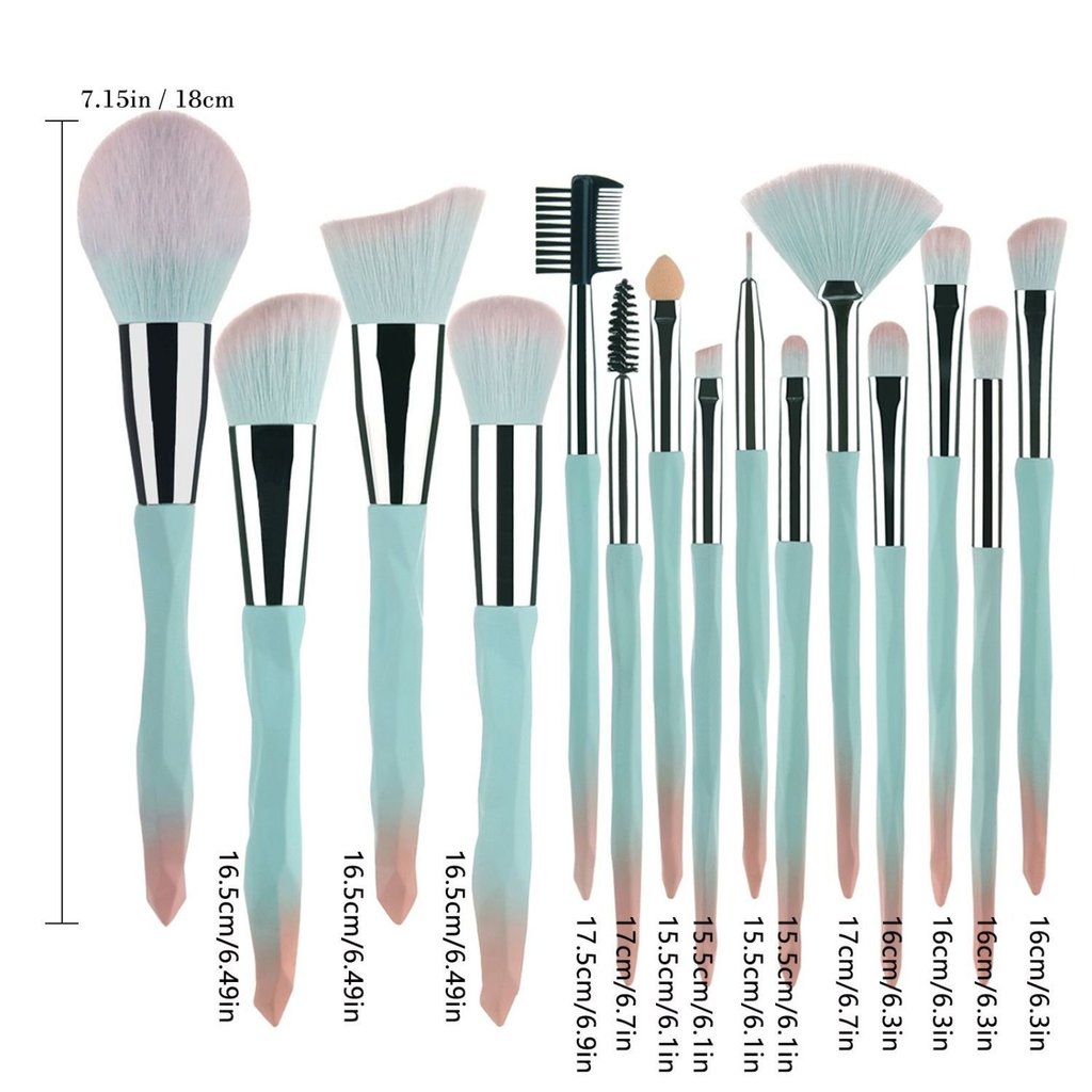 15Cọ trang điểm gradient Ritual Sense Beauty, cọ trang điểm mắt cao cấp, cọ phấn mắt, cọ nền, cọ má 