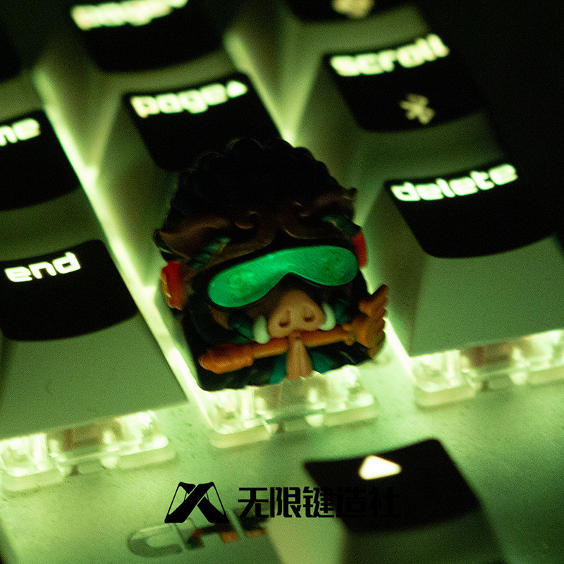 Keycap Artisan Cyber Bajie (Trư Bát Giới Cyberpunk) Nhựa Epoxy - LOBO KEYCAP