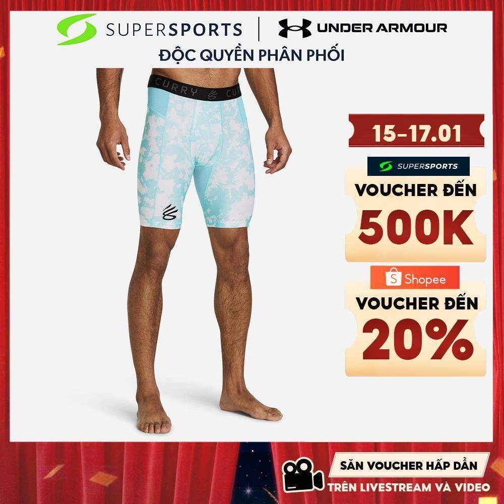 Quần Ngắn Nam Under Armour Curry Heatgear - Xanh Dương  - 1379829-914