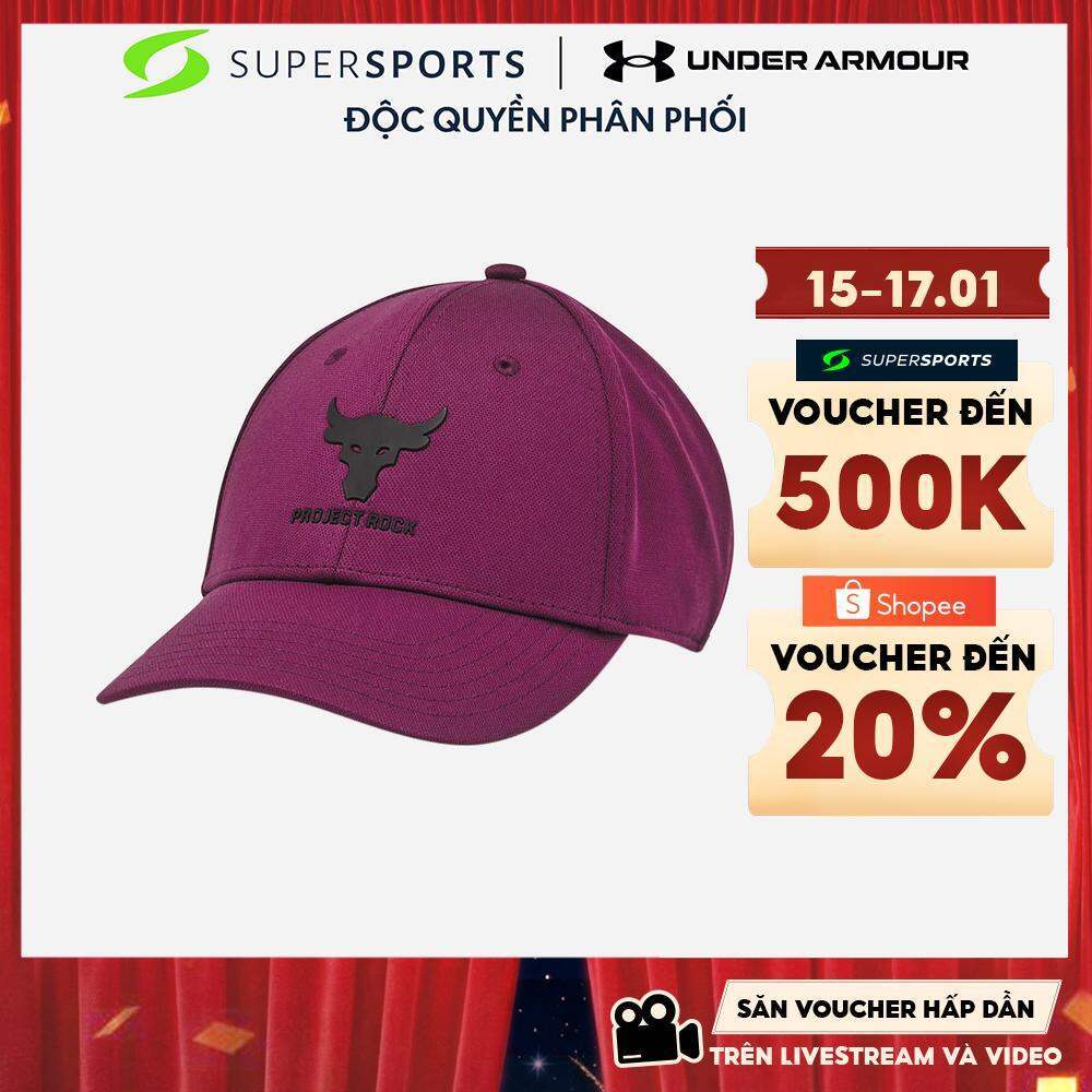 Mũ Lưỡi Trai Nữ Under Armour Rock Snapback - Tím - 1376719-505 ADS16-RM