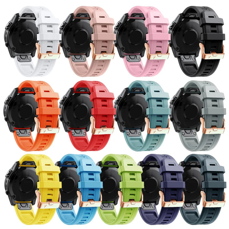 20mm Dây Silicon Cho Garmin Fenix 7S 6S Pro 5S Plus Dây Đeo Thay Thế Dây Đeo Đồng Hồ Người Phụ Nữ Na