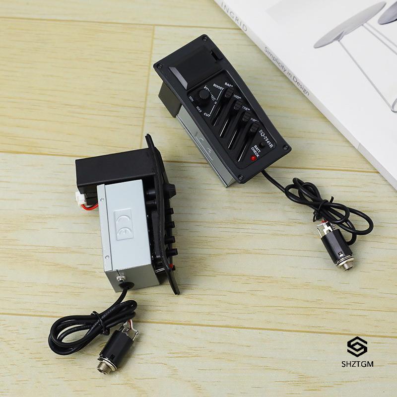 [SHZTGM] Guitar Piup Acoustic Guitar EQ Piezo Piup Acoustic Guitar Piup Preamp Amplifier Bộ chỉnh âm