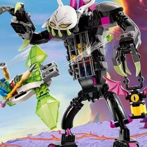 Tương thích với Lego Dream City Hunter Cage Nightmare Guard 71455 Boy Khối xây dựng lắp ráp Đồ chơi 