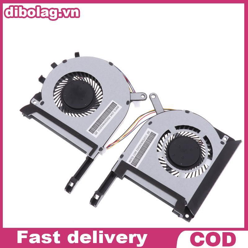 DIBO Laptop CPU GPU Quạt Làm Mát Cho Asus TUF Gaming TUF Gaming FX506 FX95D FX505GM FX86 FX505.