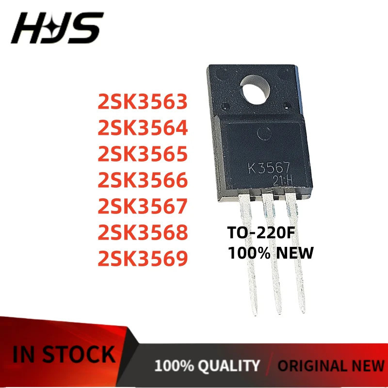 5 Chiếc 2SK3565 2SK3566 2SK3564 2SK3568 2SK3569 2SK3567 2SK3563 K3565 K3566 K3564 K3568 K3569 K3567 