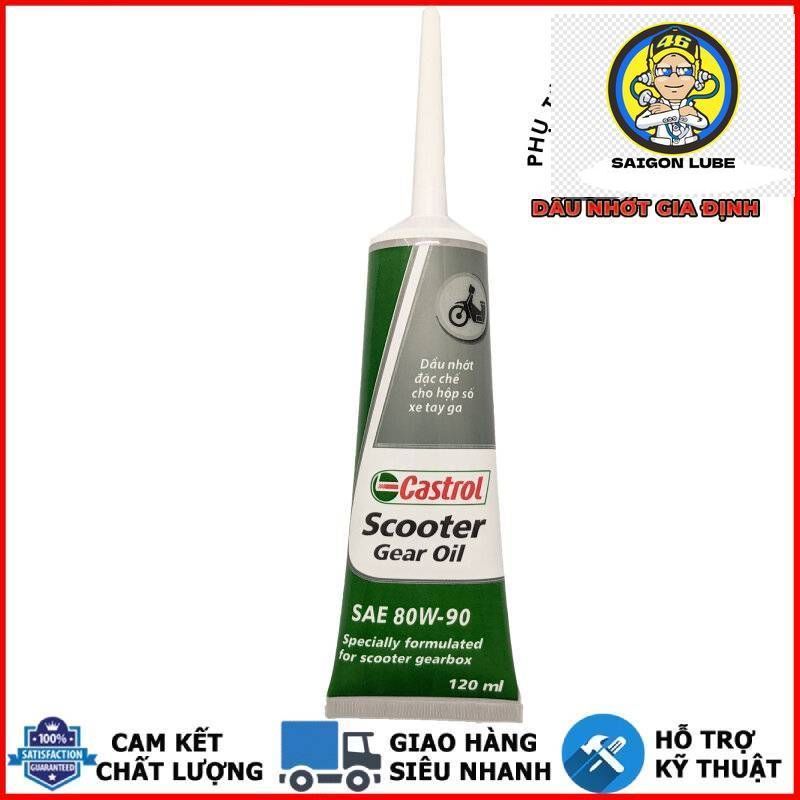 Nhớt láp - nhớt hộp số Castrol Scooter Gear Oil 80W90 GL-5 120ml