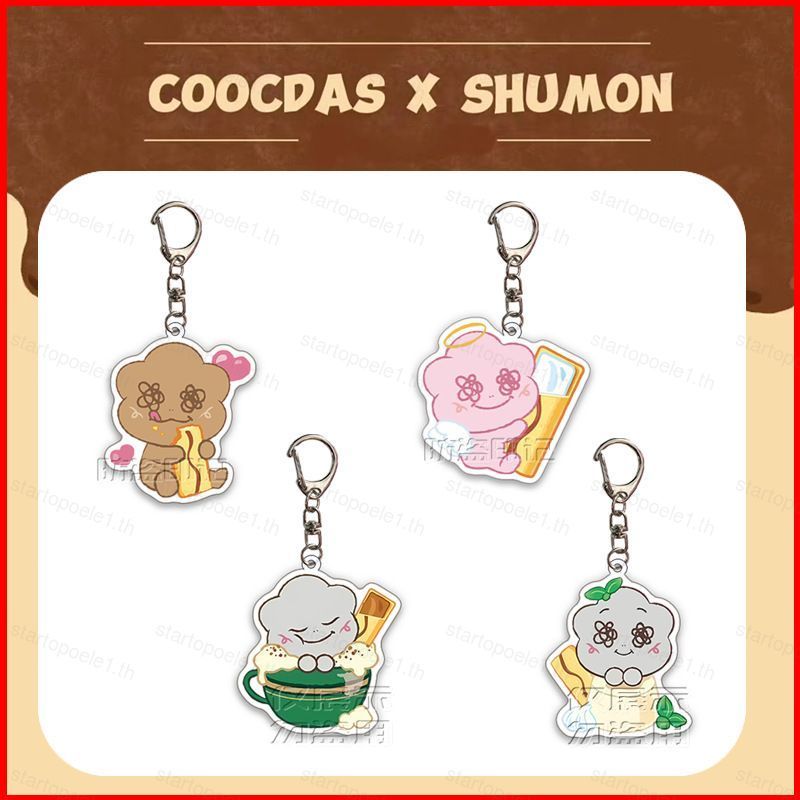 ST1 BLACKPINK Acrylic Móc Khóa Jisoo SHUMON Mặt Dây Chuyền Hoạt Hình Túi Phụ Kiện Ngôi Sao Ngoại Vi 