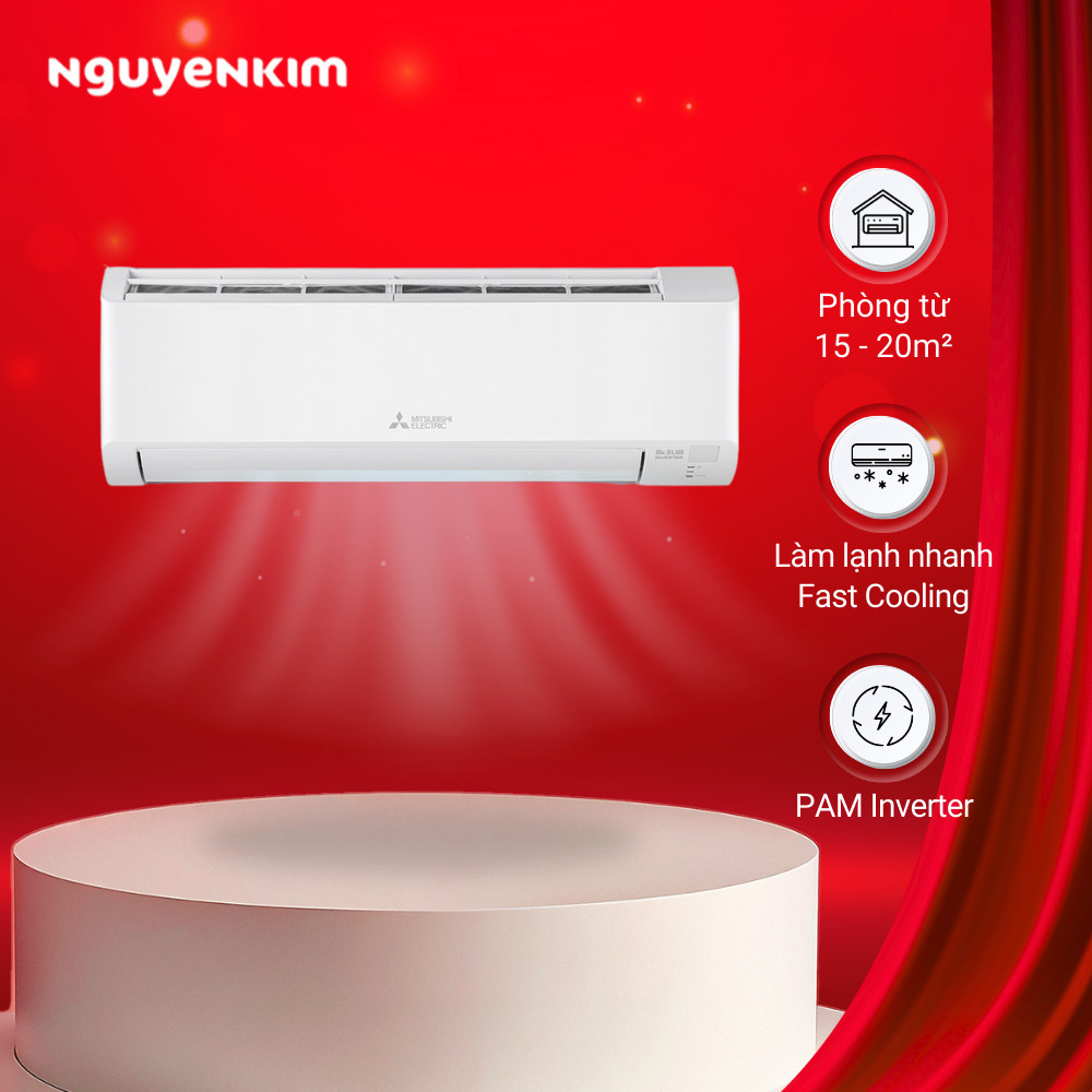 [Lắp đặt 0đ] Máy lạnh/Điều hòa Mitsubishi Electric Inverter 1.5 HP MSY/MUY-JY35VF
