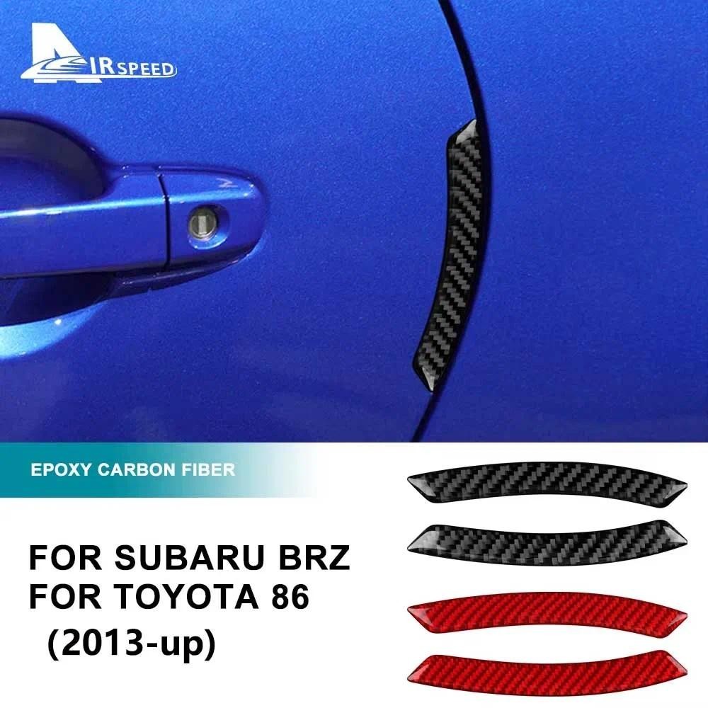 Thật Mềm Sợi Carbon Miếng Dán Cho Subaru BRZ Toyota 86 2013-2021 2022 2023 2024 2025 Cửa Chống Va Ch