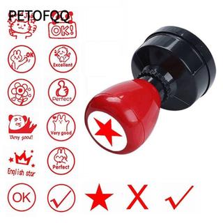 PETOFQQ Petofqq Biểu tượng cảm xúc Con dấu, Con dấu sổ lưu niệm Đồ dùng giáo viên Giáo viên Khuyến khích Tem, Khen ngợi Biểu tượng cảm xúc DIY Bình luận Con dấu