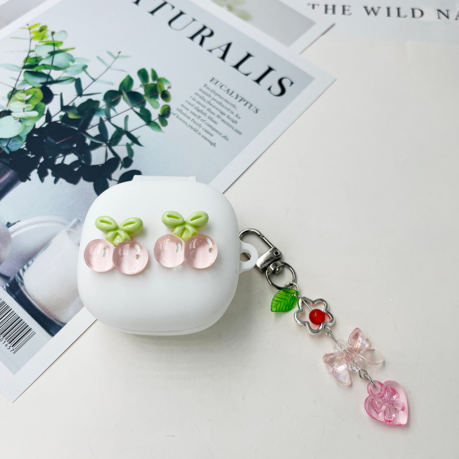 Vỏ Hoa Cho Baseus WM01 / WM02 02 + Ốp Lưng Có keychian Silicon Tai Nghe Ốp Lưng Dành Cho Baseus WM02