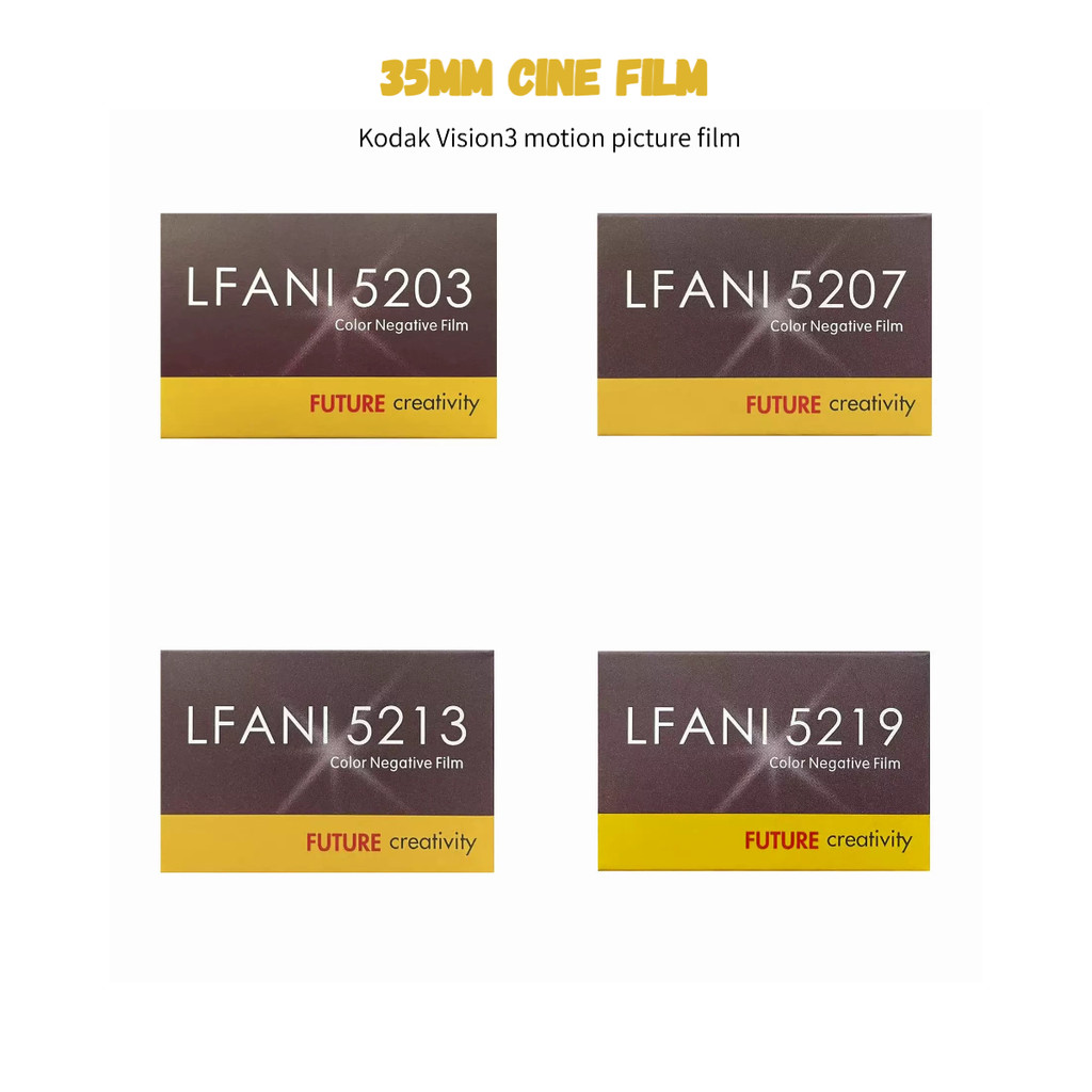 135 Định Dạng Phim Cine Chuyên Nghiệp Kodak Vision3 Phim Ảnh Chuyển Động 5203, 5207, 5213, 5219 - Dà
