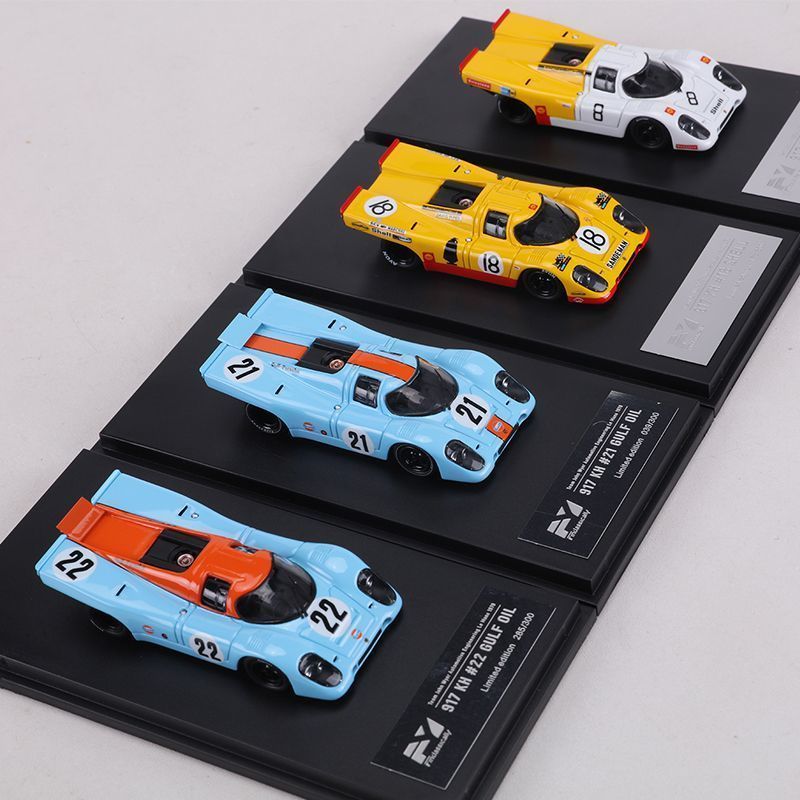 FY 1/64 Porsche 917K Le Mans Hợp Kim 24H Diecast Xe Mô Hình Đồ Chơi Quà Tặng Sinh Nhật