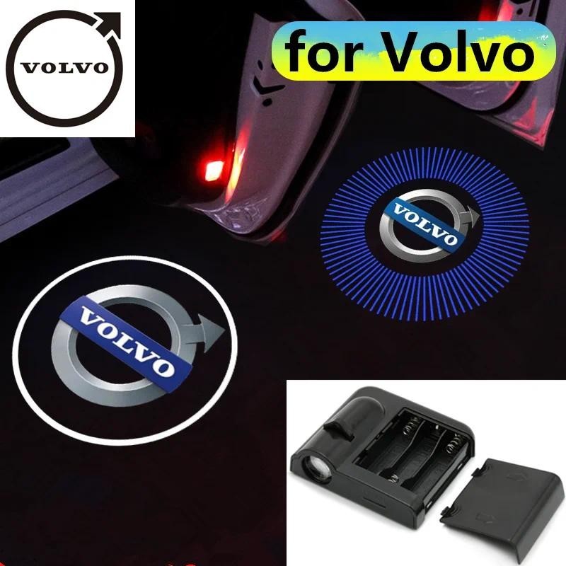 2 Đèn LED chào mừng ô tô phù hợp cho Volvo S80 S60 S80L S60L V60 V40 XC60 XC90 cửa Logo đèn chiếu LE