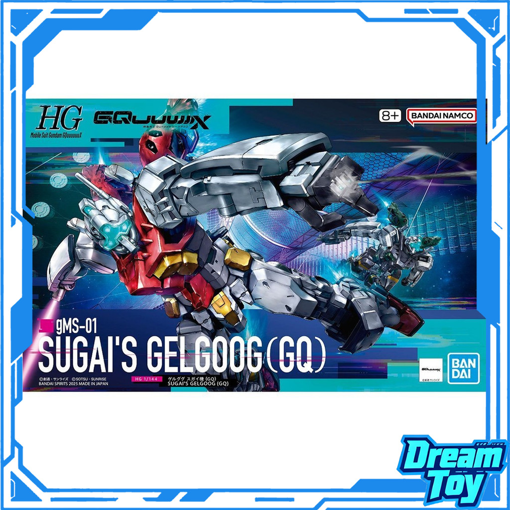 Gelgoog BANDAI HG Sugai (GQ) GQuuuuuuX - Bộ mô hình Gelgoog (GQ) của Sugai | Bộ lắp ráp cao cấp dòng