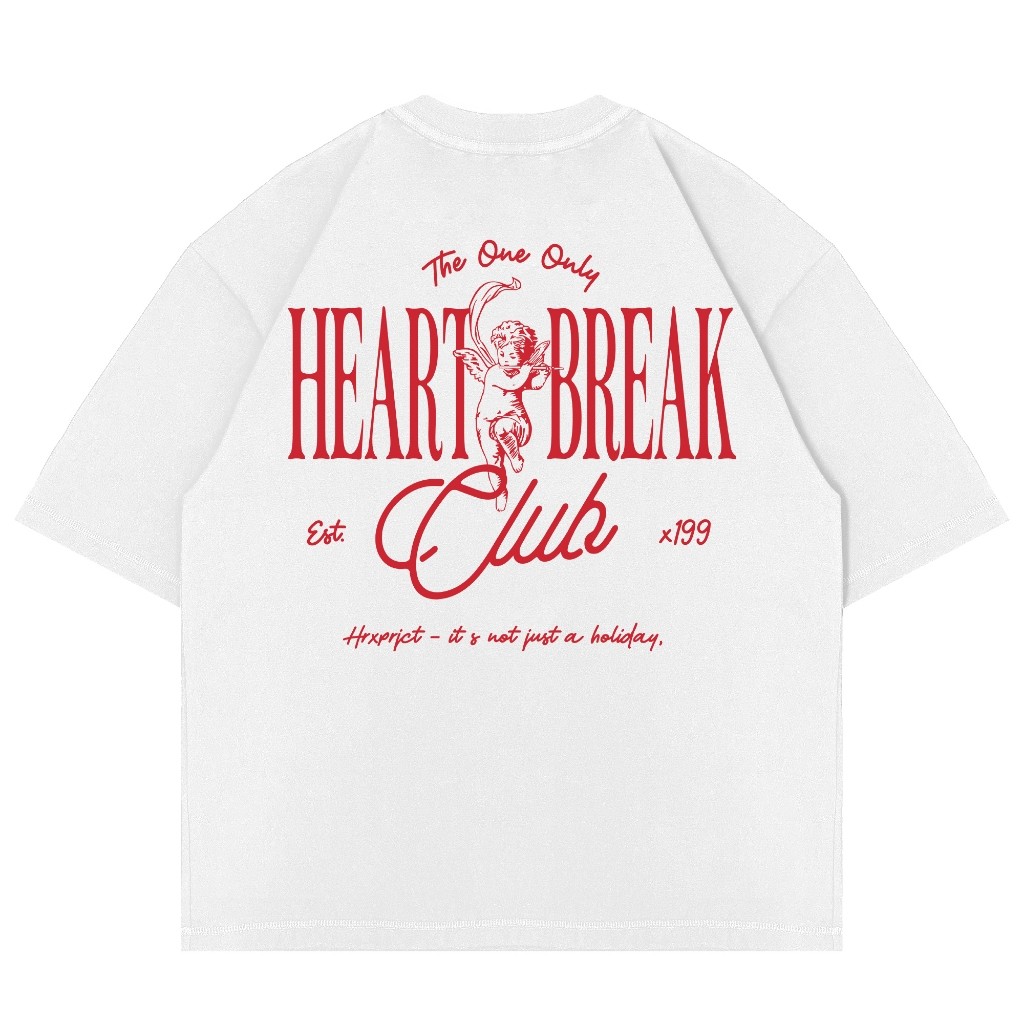 [OVERSIZE] GRAPHIC T-SHIRT 'HEART BREAK CLUB'