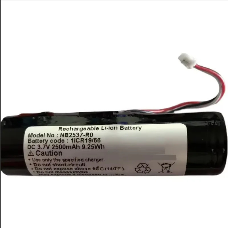 1pce NB2537-R0 3.7V 2500mAh 9.25Wh Phụ kiện pin Lithium có thể sạc lại