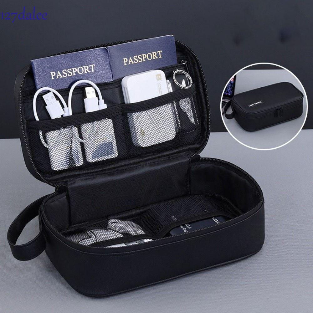 Túi đựng đồ điện tử DALEE, Túi đựng phụ kiện kỹ thuật số dung tích lớn nhiều ngăn, Túi đựng đồ du lị
