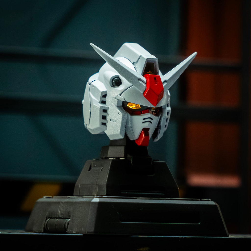 MINERVA HOBBY MG RX78 RX-78-2 SỬ DỤNG TAIZU 06 Bộ phận chạm khắc đầu đèn LED (Không bao gồm bộ dụng 