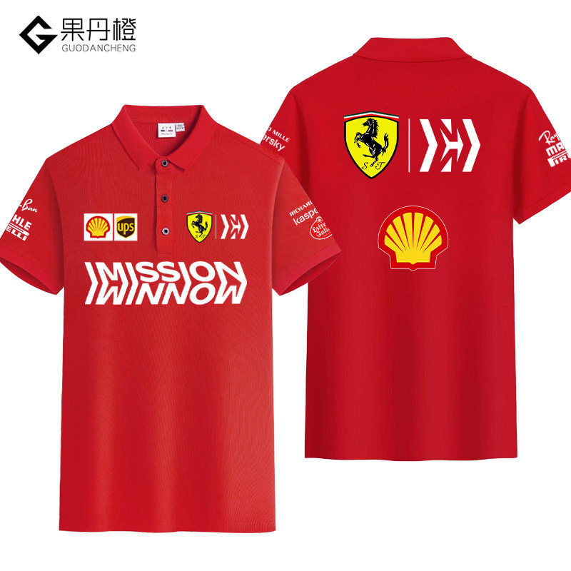 Mùa Hè Áo Polo Thoáng Khí, Đồng Phục Đội Đua Xe Formula 1