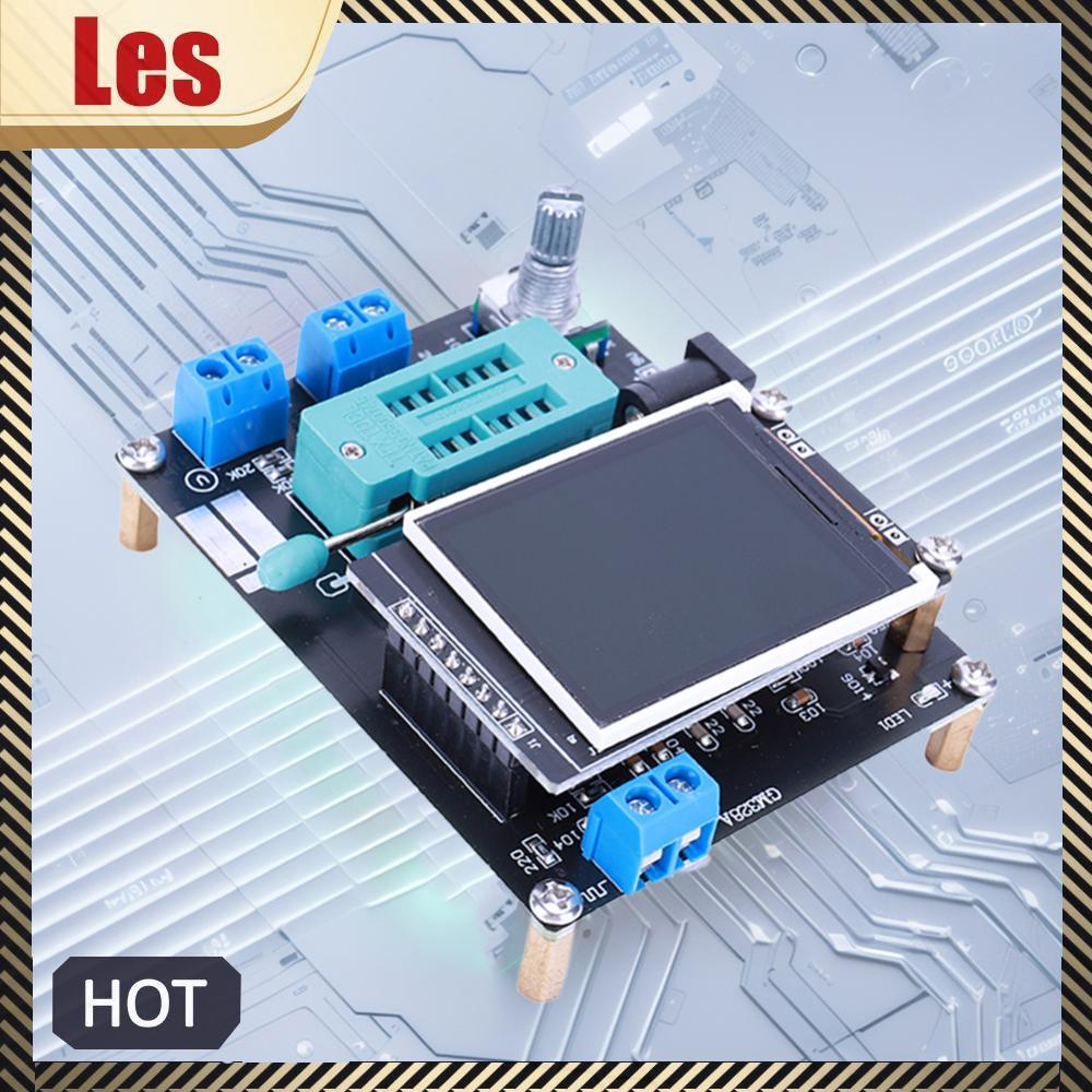 GM328 Transistor Tester LCR Diode Điện dung ESR Đồng hồ đo tần số điện áp PWM GM328A Bộ điện tử tạo 