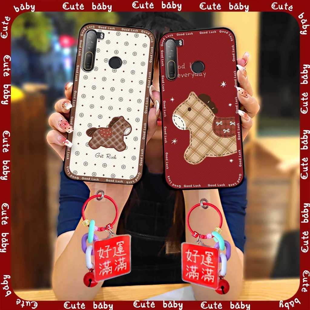 Ốp Điện Thoại Năm Mới Năm Ngựa Ốp Lưng Điện Thoại HTC D20 Pro / Desire 20 Pro Ốp Điện Thoại Cặp Đôi 