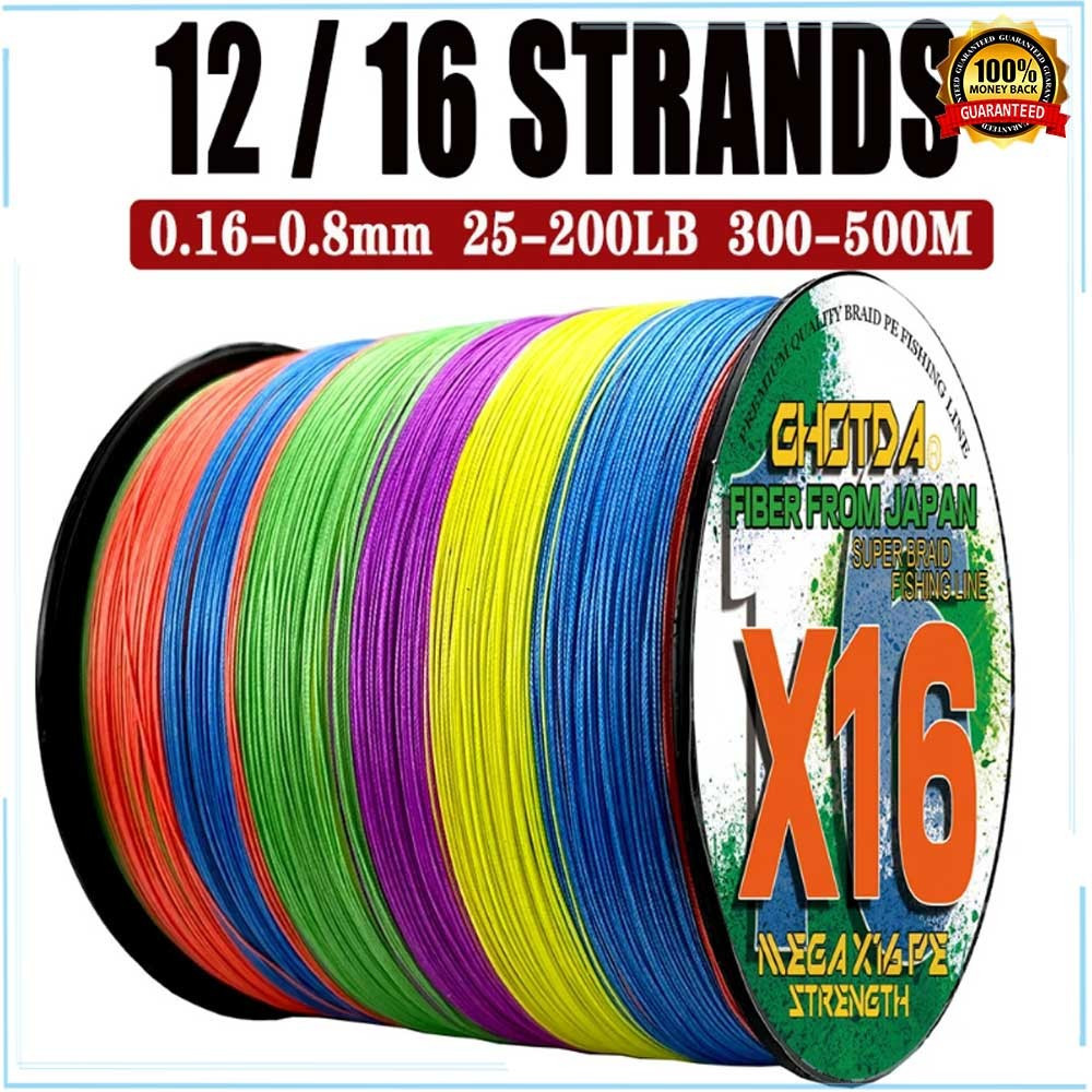 Dây Ghota X16 500M/300M PE Line - Câu Cá Trên Biển và Jigging từ 25Lb đến 200Lb