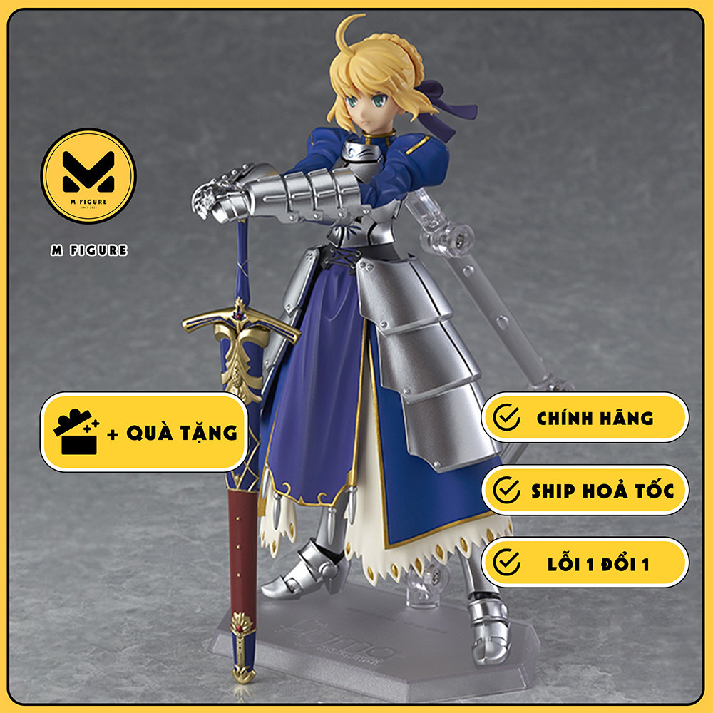 MÔ HÌNH Altria Pendragon -  Fate/Stay Night - Figma (#227) - Saber, 2.0 (Good Smile Company) FIGURE 