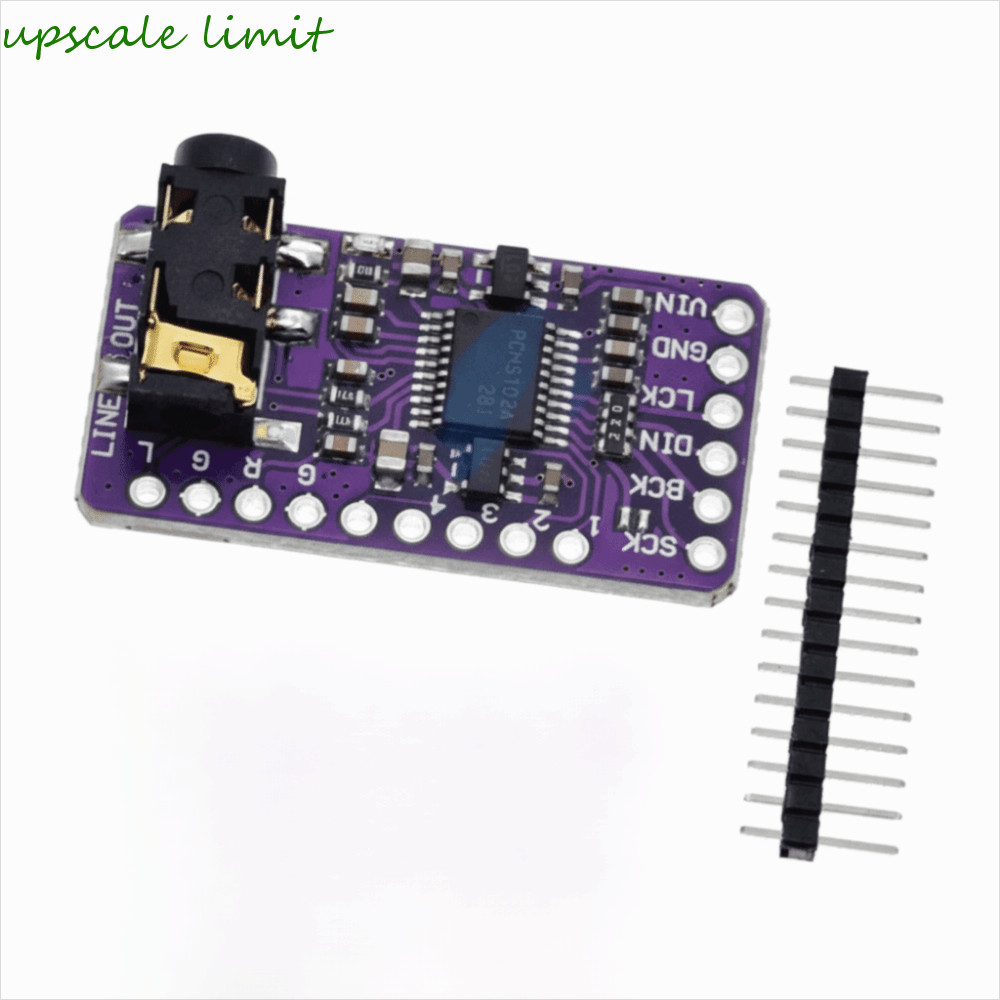 UPSCALE LIMIT PCM5102A I2S Trình phát âm thanh, Trình phát âm thanh kỹ thuật số Mô-đun máy nghe nhạc