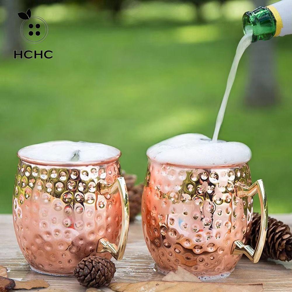 HCHC Moscow Mule Mug, Bar Tool Drinkware Cốc thép không gỉ, Cốc rượu bền Nga Bia Cup Bar
