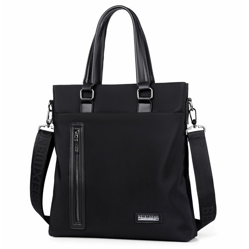 Vải Oxford Nam Phiên Bản Dọc Túi Xách Kinh Doanh Du Lịch Túi Xách a4 Túi Tập Tin Phiên Bản Hàn Quốc Thời Trang Dung Tích Lớn 03.01