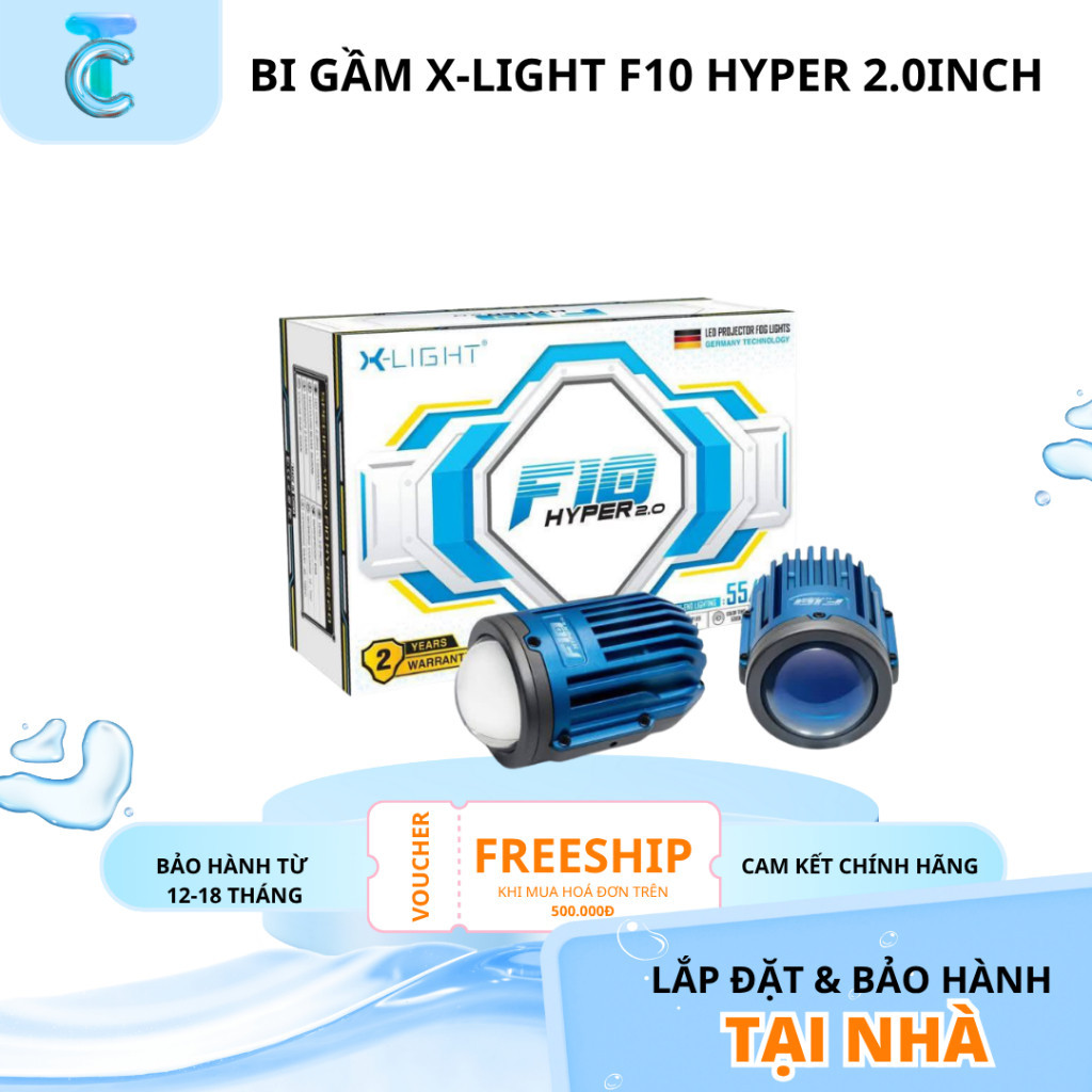 New  Bi Gầm X-LIGHT F10 HYPER 2.0inch | Giá Ưu Đãi