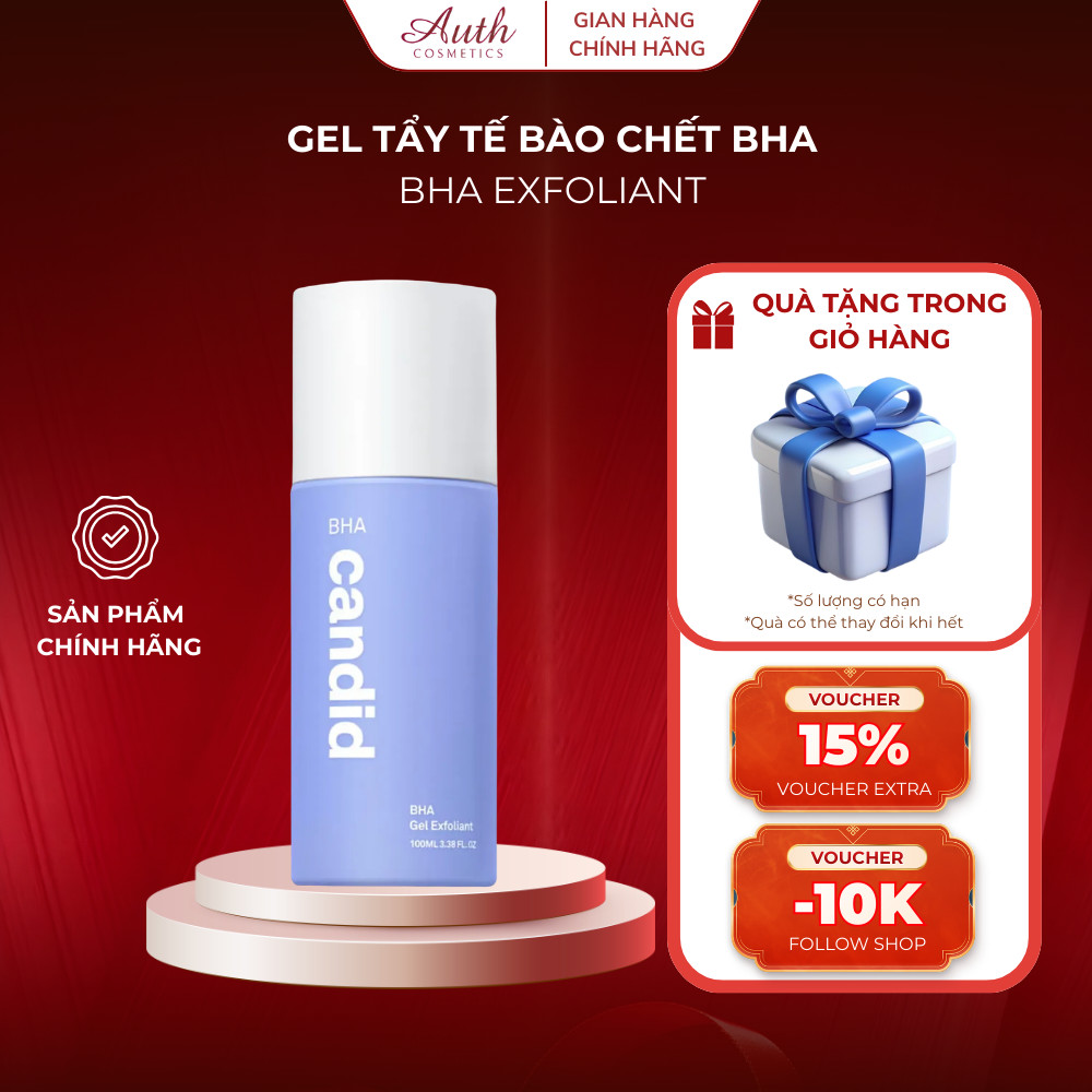 [HÀNG CÔNG TY] Hoạt Chất BHA Tẩy Tế Bào Chết & Thông Thoáng Lỗ Chân Lông - CANDID BHA Gel Exfoliant 