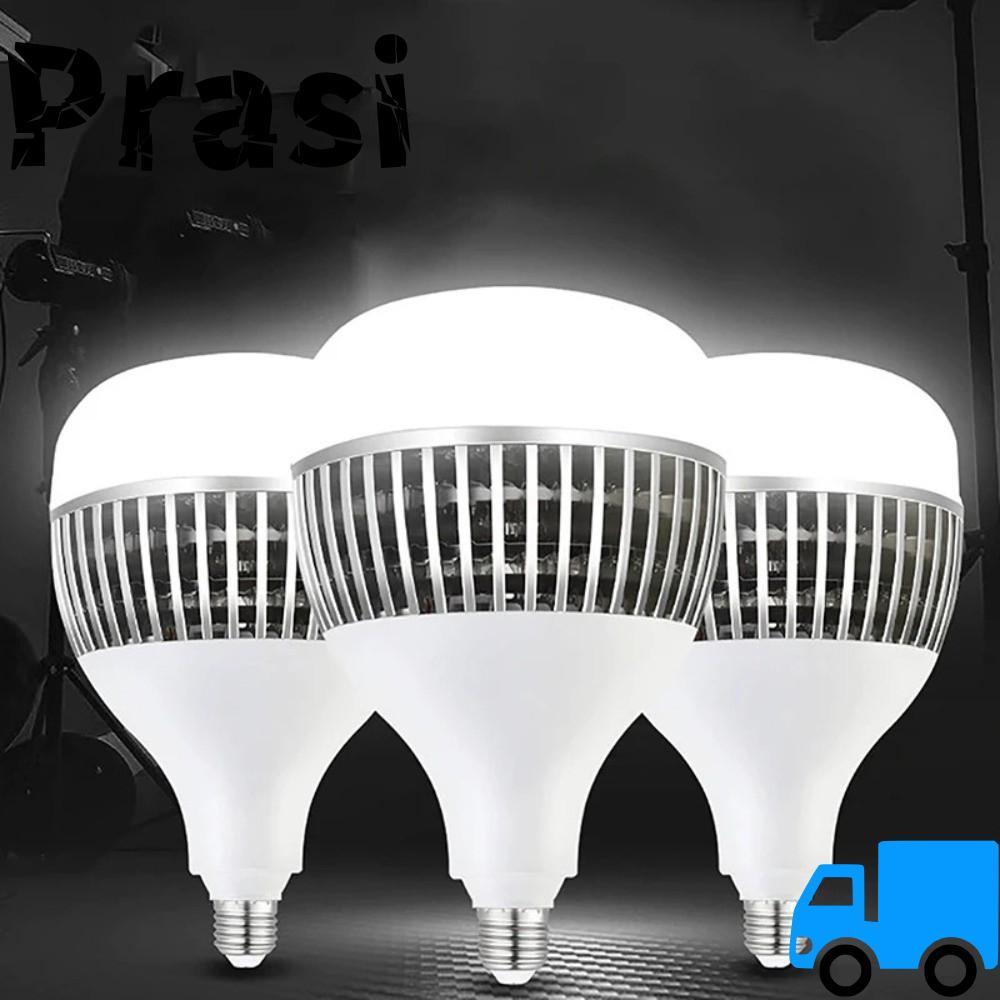 Bóng đèn LED PRASI E27, Điện áp 220V Kích thước lớn Đèn siêu sáng, Đế E27 di động Công suất 100W Đèn
