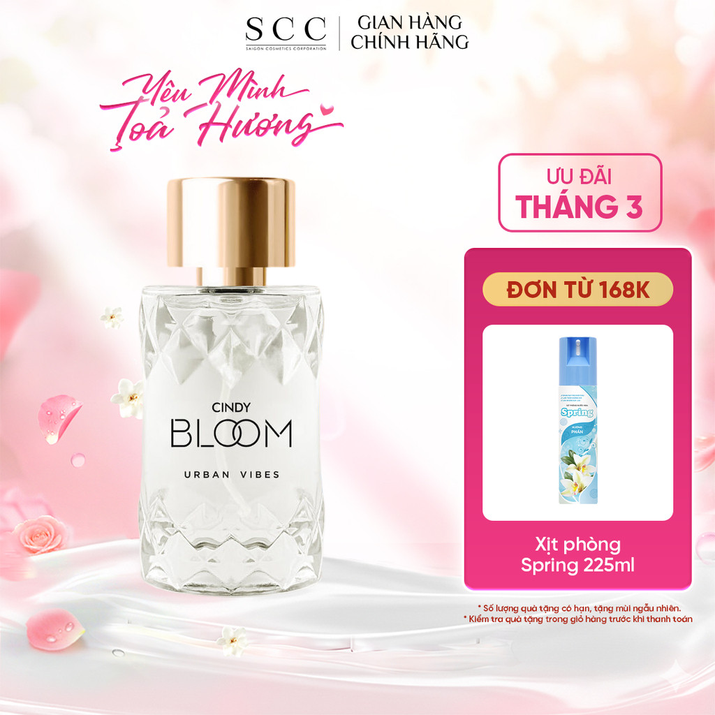 Nước Hoa Nữ CINDY BLOOM Urban Vibes Hương Tự Tin Cuốn Hút 30ml