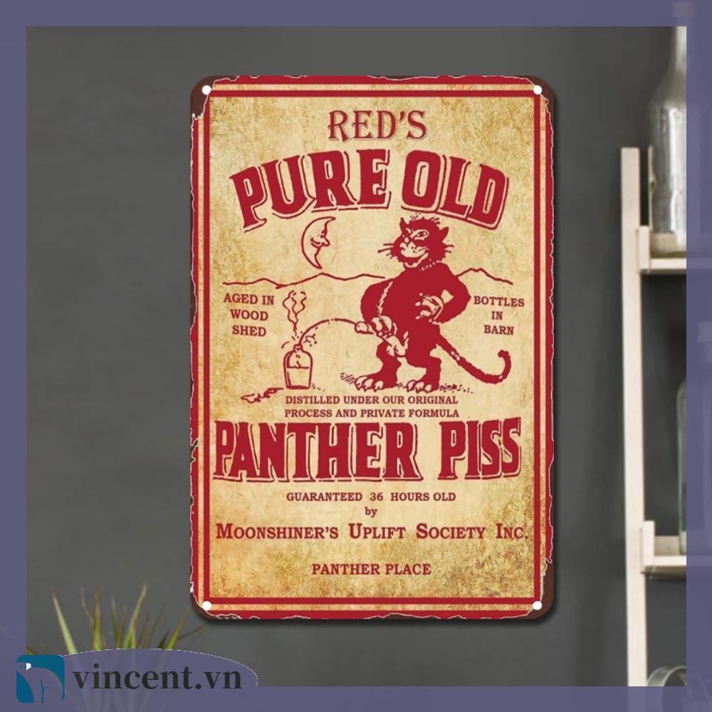 [vincent.vn] Whisky Alcohol Series Kim loại Tín hiệu Kim loại Tín hiệu Trang trí nghệ thuật treo tườ