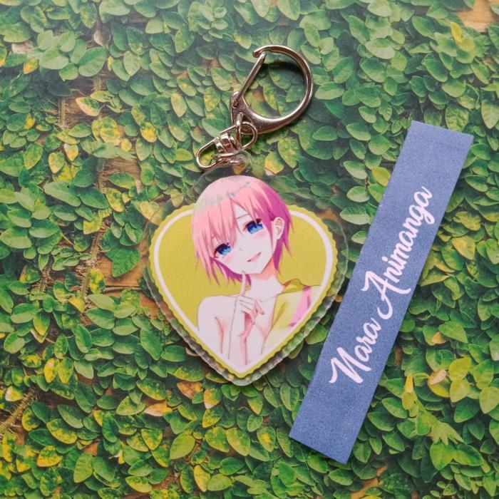 Nara Animanga Gantungan Kunci Akrilik Anime The Quintessential Quintuplets Ichika Nino Miku Itsuki Y